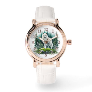 Majestic Wolf Timepiece Armbanduhr