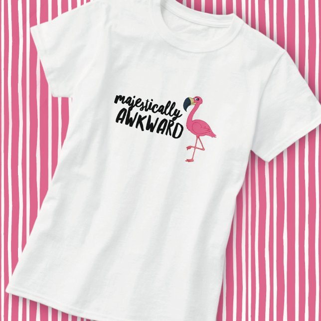 Majestisch Awkward Flamingo T - Shirt (Von Creator hochgeladen)