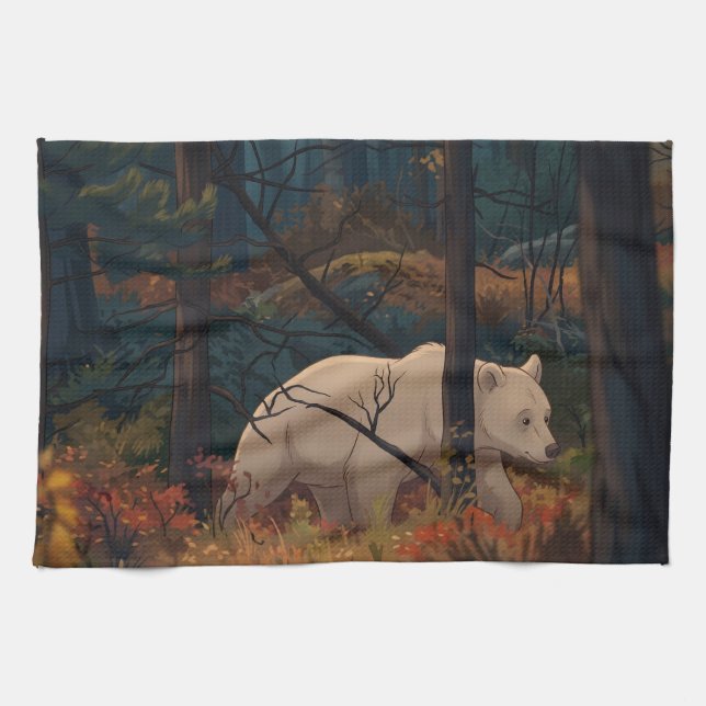 MAJESTISCHER BÄR GESCHIRRTUCH (Horizontal)