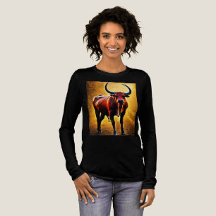 Majestisches Nashorn-Savanne-T-Shirt – Wildlife An Tri-Blend Shirt