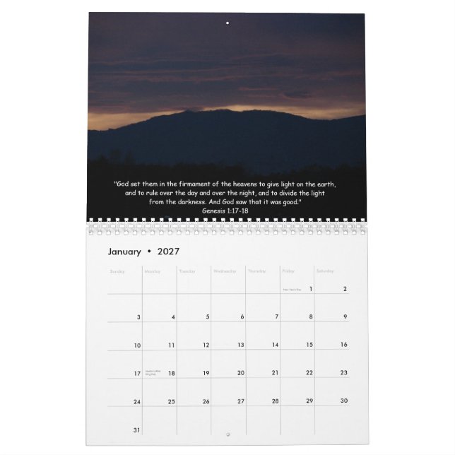 Majesty-2011 Kalender (Jan 2027)