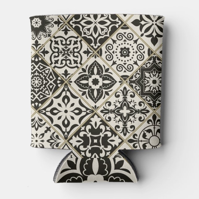 Majolica Islamic Tile Patchwork Dosenkühler (Vorderseite)