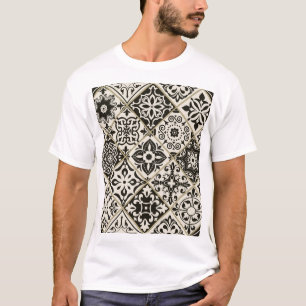 Majolica Islamic Tile Patchwork T-Shirt