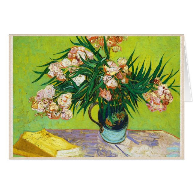 Majolika-Glas-Niederlassungs-Oleander Vincent van (Vorderseite (Horizontal))