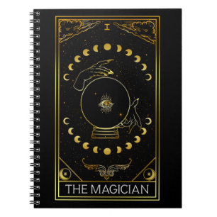 Major Arcana Magician Tarot Card  Notizblock