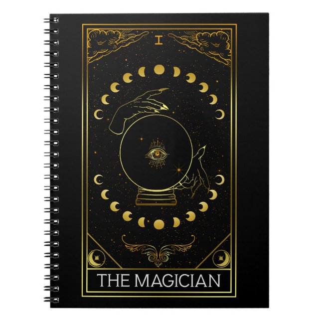 Major Arcana Magician Tarot Card  Notizblock (Vorderseite)