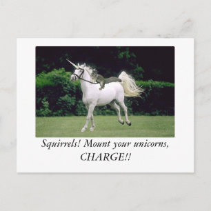 Major Cuthbert Acorn-Nutcracker Postkarte