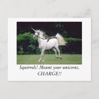 Major Cuthbert Acorn-Nutcracker Postkarte