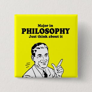 MAJOR in der PHILOSOPHIE - DENKEN Sie EINFACH AN Button