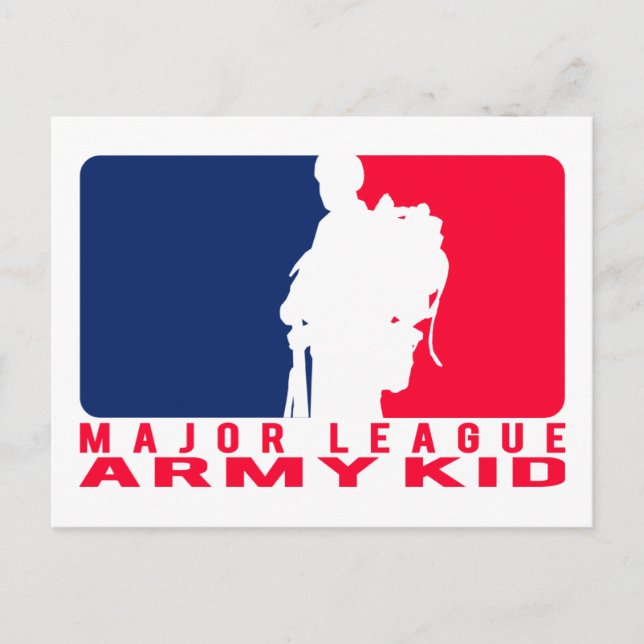 Major League Army Kid Postkarte (Vorderseite)