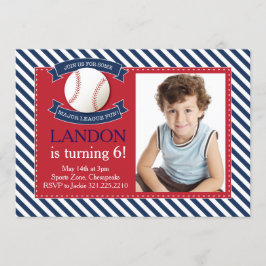 Major League Fun Baseball Einladung zum Geburtstag