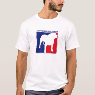 Major League Staffordshire Bull Terrier T - Shirt