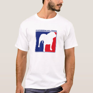 Major League Staffordshire Bull Terrier T - Shirt