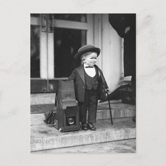 Major Mite, 1922 Postkarte (Vorderseite)