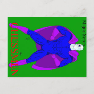 Major Xeroh postcard Postkarte
