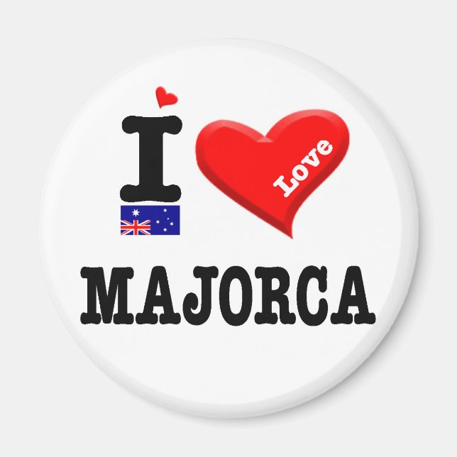 MAJORCA - I-Liebe Magnet (Vorne)