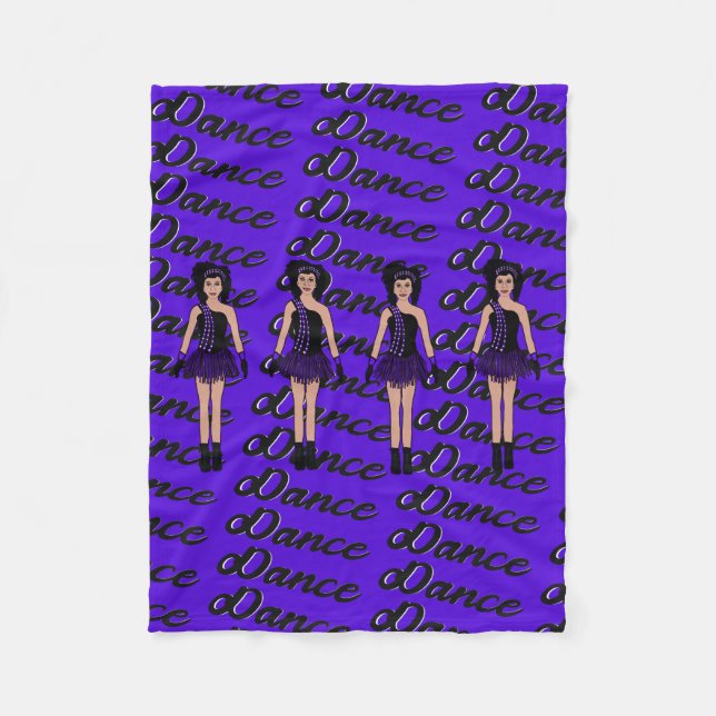 Majorette/Dancer Fleece Blanket Violet (Vorderseite)