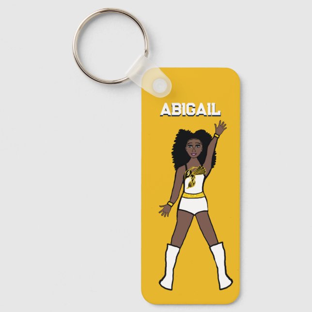 Majorette/Dancer Schlüsselanhänger Gelbes Hornet A (Vorderseite)