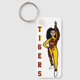 Majorette/Dancer Schlüsselanhänger Yellow Maroon T