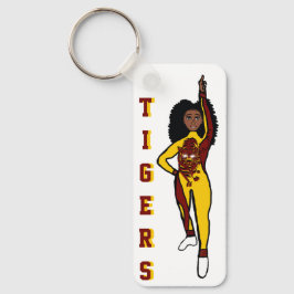 Majorette/Dancer Schlüsselanhänger Yellow Maroon T