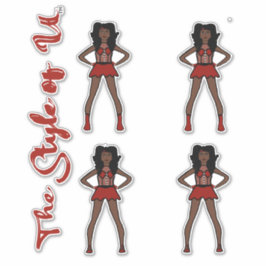 Majorette/Dancer Stickers Strawberry #2 Aufkleber