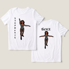 Majorette/Dancer T-Shirt Black Animal Tri-Blend Shirt