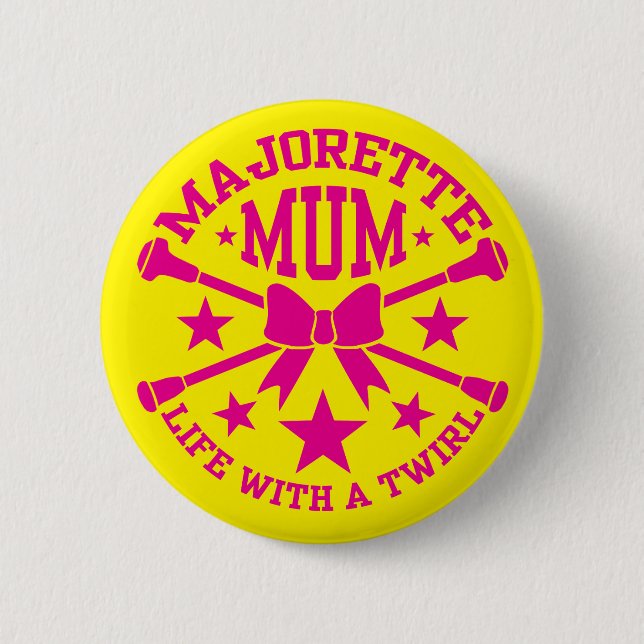 Majorette Mum Button (Vorderseite)