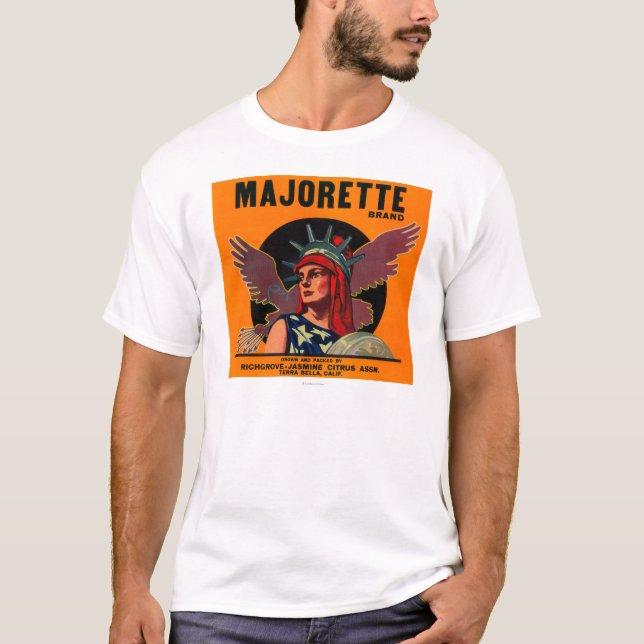 Majorette orange LabelTerra Bella, CA T-Shirt (Vorderseite)