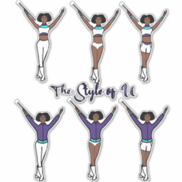 Majorette Quick Change Stickers ( Aqua Grape 2) Aufkleber