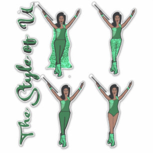Majorette Sparkle Stickers (Apple 2) Aufkleber