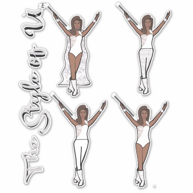 Majorette Sparkle Stickers (Icced 2) Aufkleber (Vorderseite)
