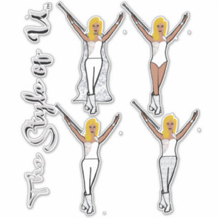 Majorette Sparkle Stickers (Iced 3) Aufkleber