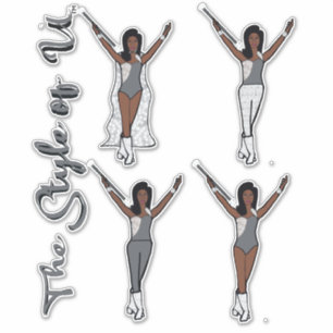 Majorette Sparkle Stickers ( Stein 2) Aufkleber