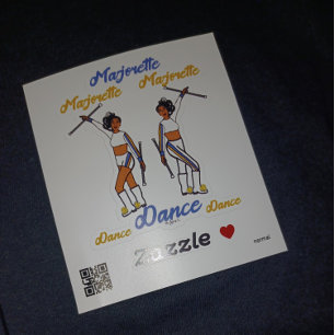 Majorette Stickers (White YBStripe) Aufkleber