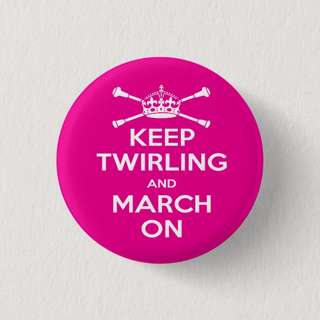 Majorettes Abzeichen Button (Vorderseite)