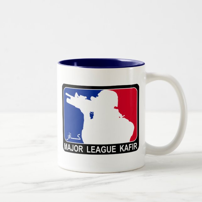 MajorLeague Kafir/ungläubige Kaffee-Tasse Zweifarbige Tasse (Rechts)