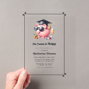 Majors Bright Future Graduate Acryleinladungen