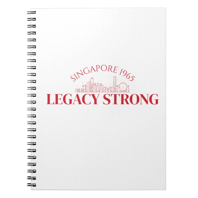 Majulah Singapura Celebration Notebook Notizblock (Vorderseite)