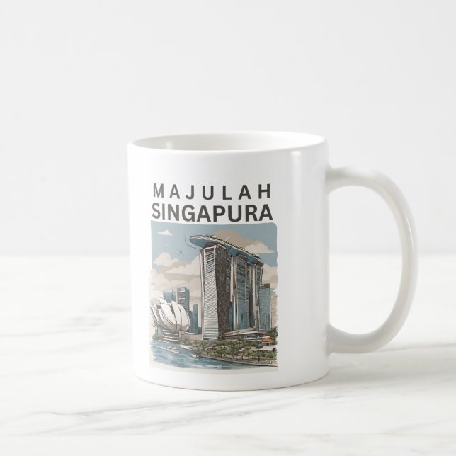 Majulah Singapura Kaffeetasse (Rechts)