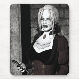 Makabere Geliebte-gotische Vampirs-Kunst Mousepad