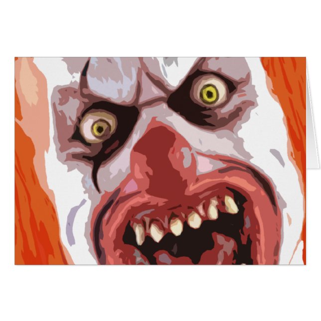 Makaberer Clown (Vorderseite (Horizontal))