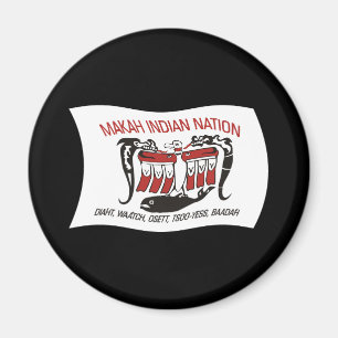Makah Tribe Flag Magnet