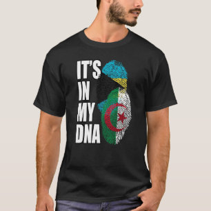 Makahamian und Algerien - DNA-Flaggenstaat T-Shirt