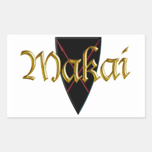 Makai Rechteckiger Aufkleber