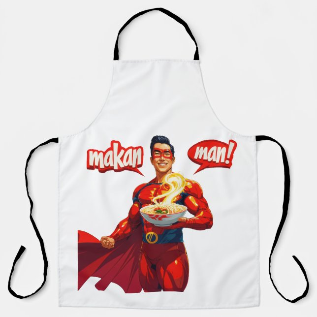 Makan Man - Singapore Schürze (Vorderseite)