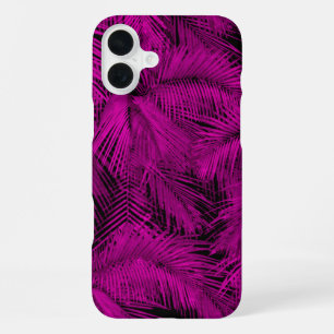 Makana Palms Hawaiian Pink Tropische Blätter iPhone 16 Plus Hülle