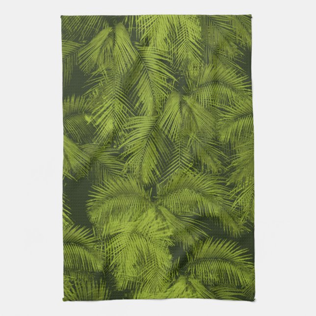Makana Palms Hawaiian Tropical Kittuch Küchentuch (Vertikal)