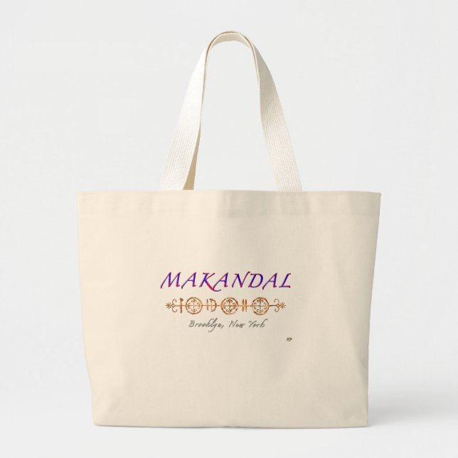 MAKANDAL-Tasche Jumbo Stoffbeutel (Vorne)