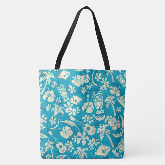 Makapuu Beach Hawaiian Batik Beach Bag (Vorderseite)