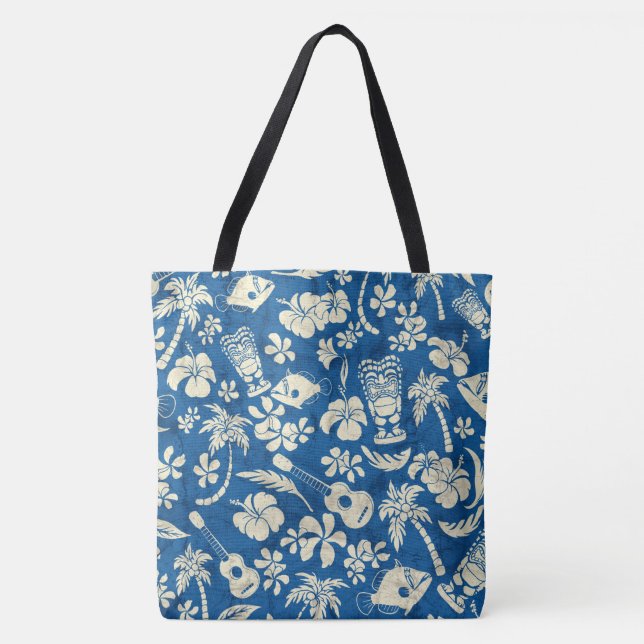 Makapuu Beach Hawaiian Batik Beach Bag (Vorderseite)
